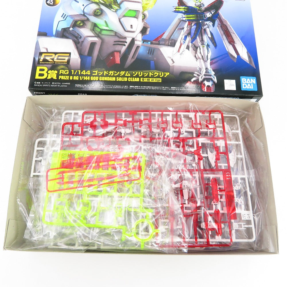 B賞 RG ゴッドガンダム ソリッドクリア 「一番くじ 機動戦士ガンダム ガンプラ 2024」 BANDAI バンダイ プラモデル 未組立品【中古】