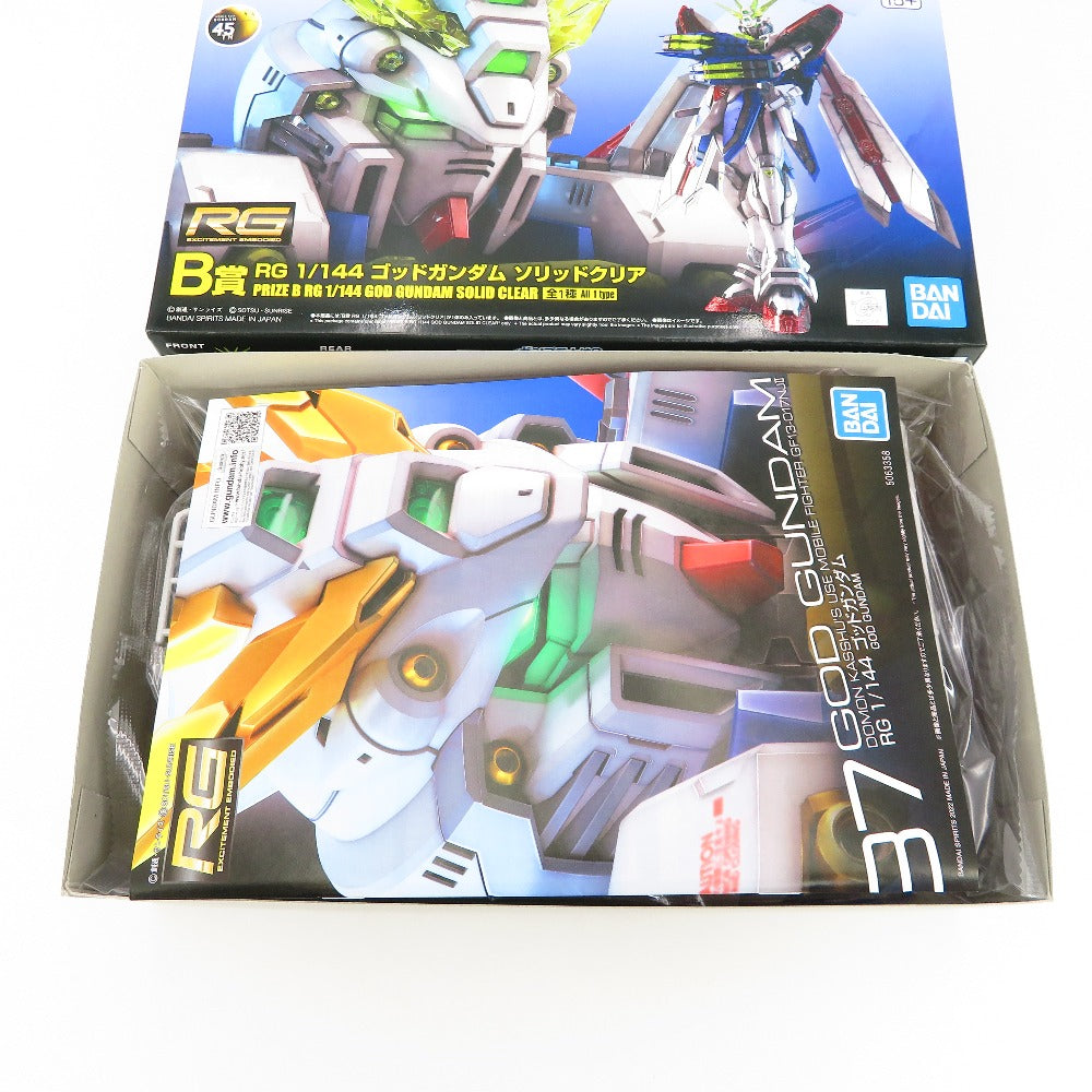 B賞 RG ゴッドガンダム ソリッドクリア 「一番くじ 機動戦士ガンダム ガンプラ 2024」 BANDAI バンダイ プラモデル 未組立品【中古】