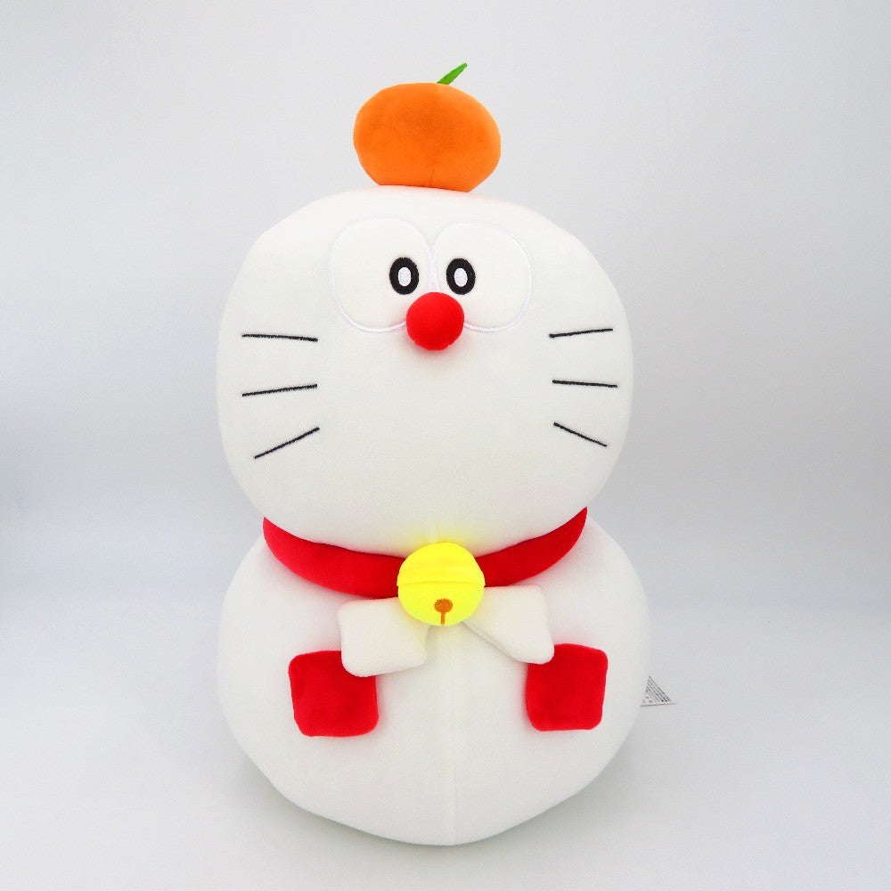 ensky (エンスカイ) ぬいぐるみ ドラえもん　鏡餅ドラえもん＆ドラミ 「もちもちお餅クッション」 未使用品