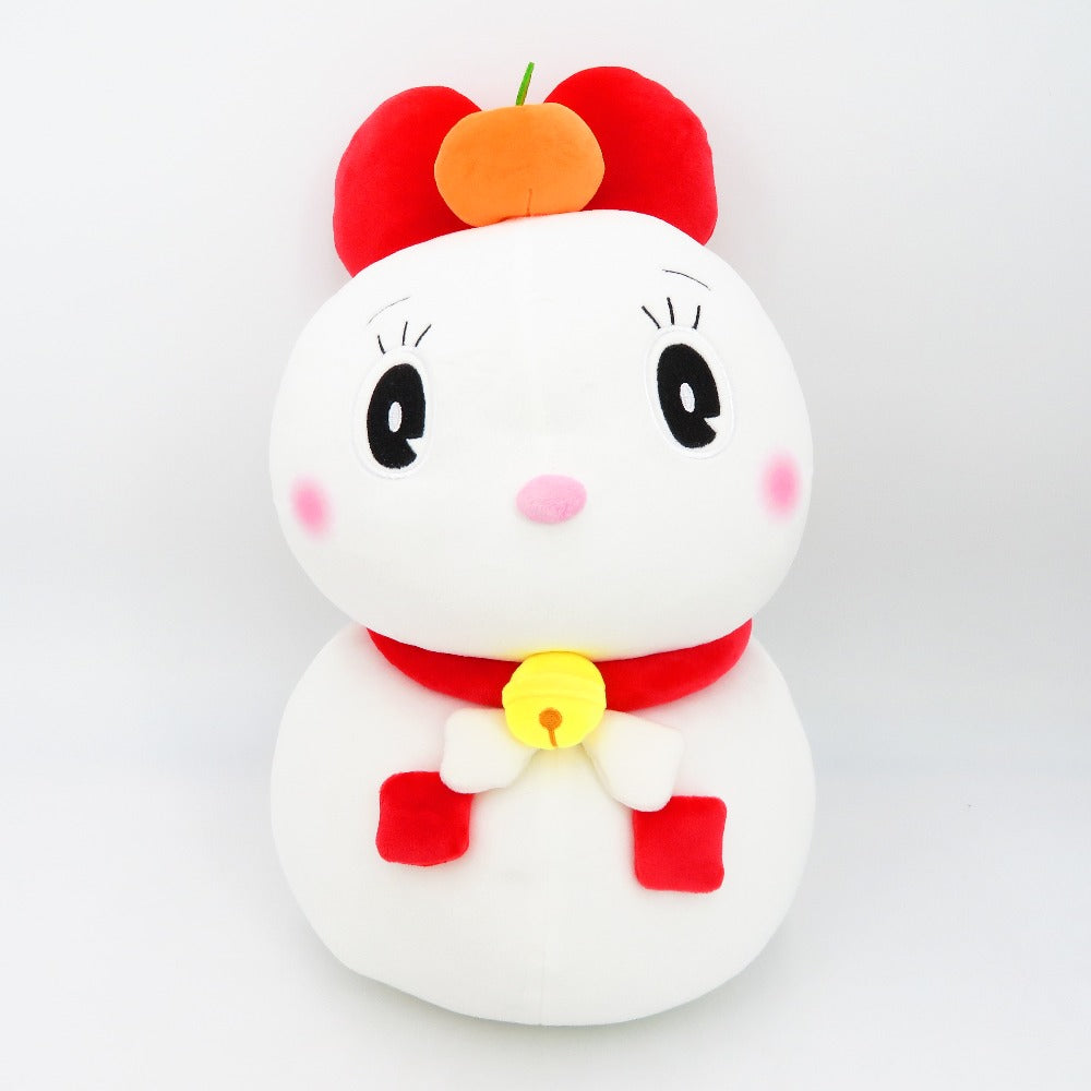 ensky (エンスカイ) ぬいぐるみ ドラえもん　鏡餅ドラえもん＆ドラミ 「もちもちお餅クッション」 未使用品