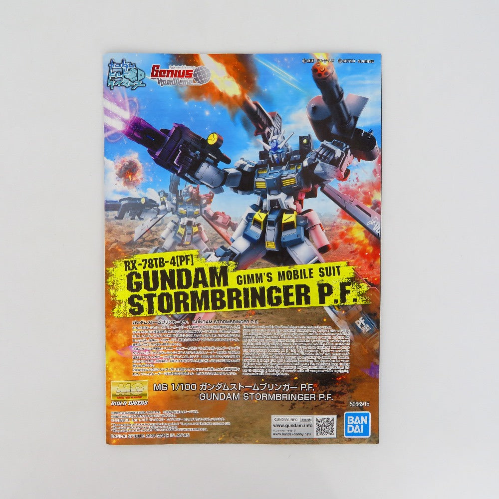 1/100 MG ガンダムストームブリンガー P.F. 「ガンダムビルドダイバーズ GIMM＆BALL’s World Challenge」 プレミアムバンダイ限定 [5066915] BANDAI SPIRITS バンダイスピリッツ プラモデル