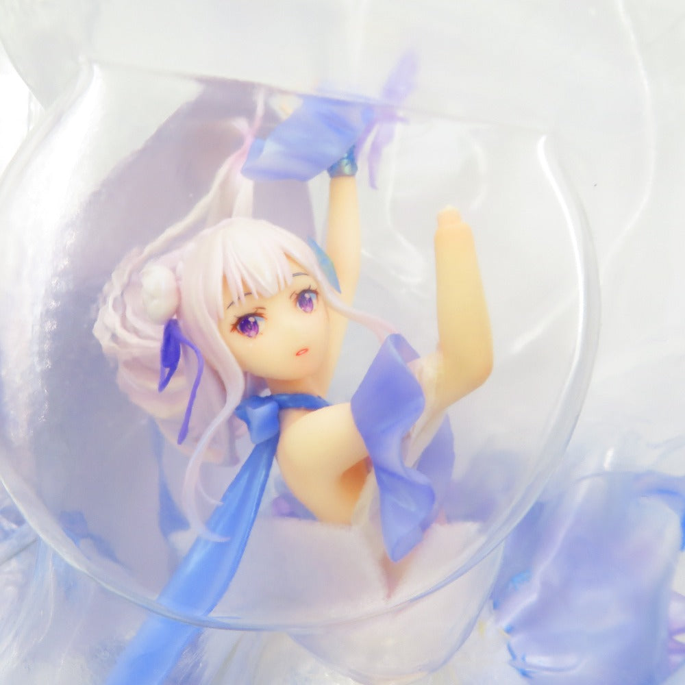 エミリア -Crystal Dress Ver- 「Re：ゼロから始める異世界生活」 SHIBUYA SCRAMBLE FIGURE 1/7 PVC製塗装済み完成品 アベマショッピング＆eStream フィギュア