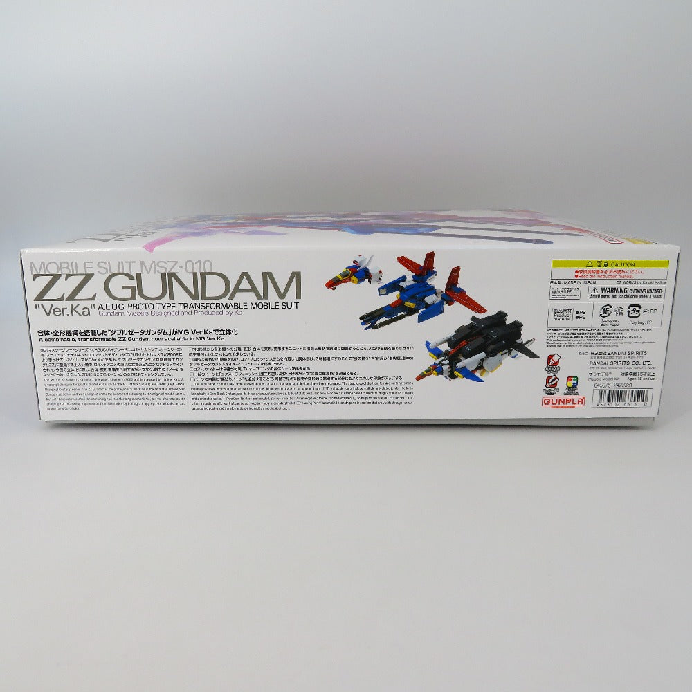 1/100 MG MSZ-010 ダブルゼータガンダム Ver.Ka 「機動戦士ガンダムZZ」 プラモデル 未組立品【中古】