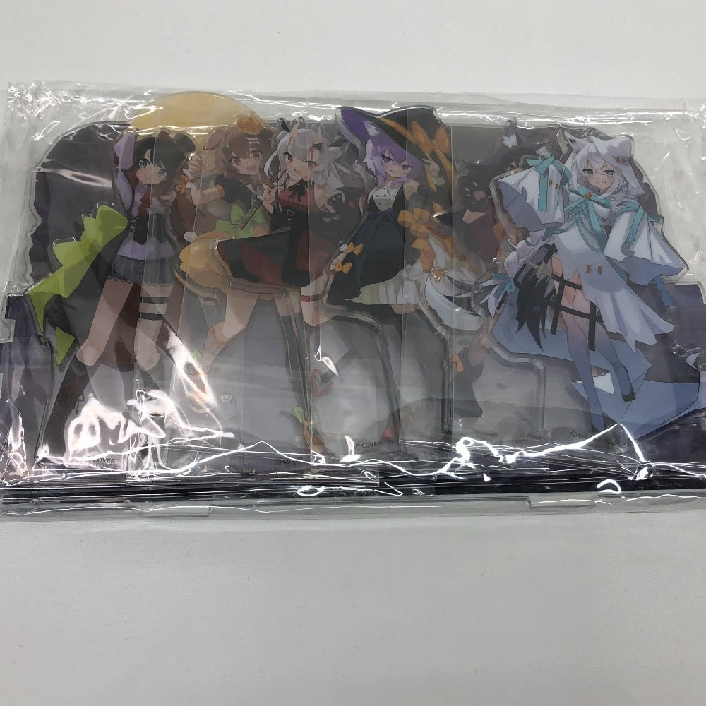 キャラクターグッズ OKFAMS(ハロウィンコラボ記念) アクリルジオラマスタンド 「バーチャルYouTuber ホロライブ OKFAMS」 美品