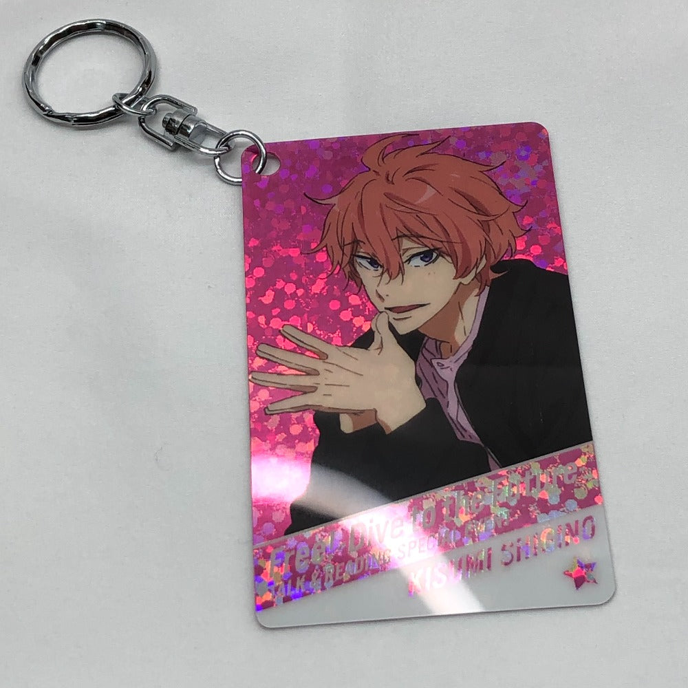 キャラクターグッズ 鴫野貴澄 「Free!-Dive to the Future- トーク＆リーディング スペシャルイベント ラメキーホルダー」 美品