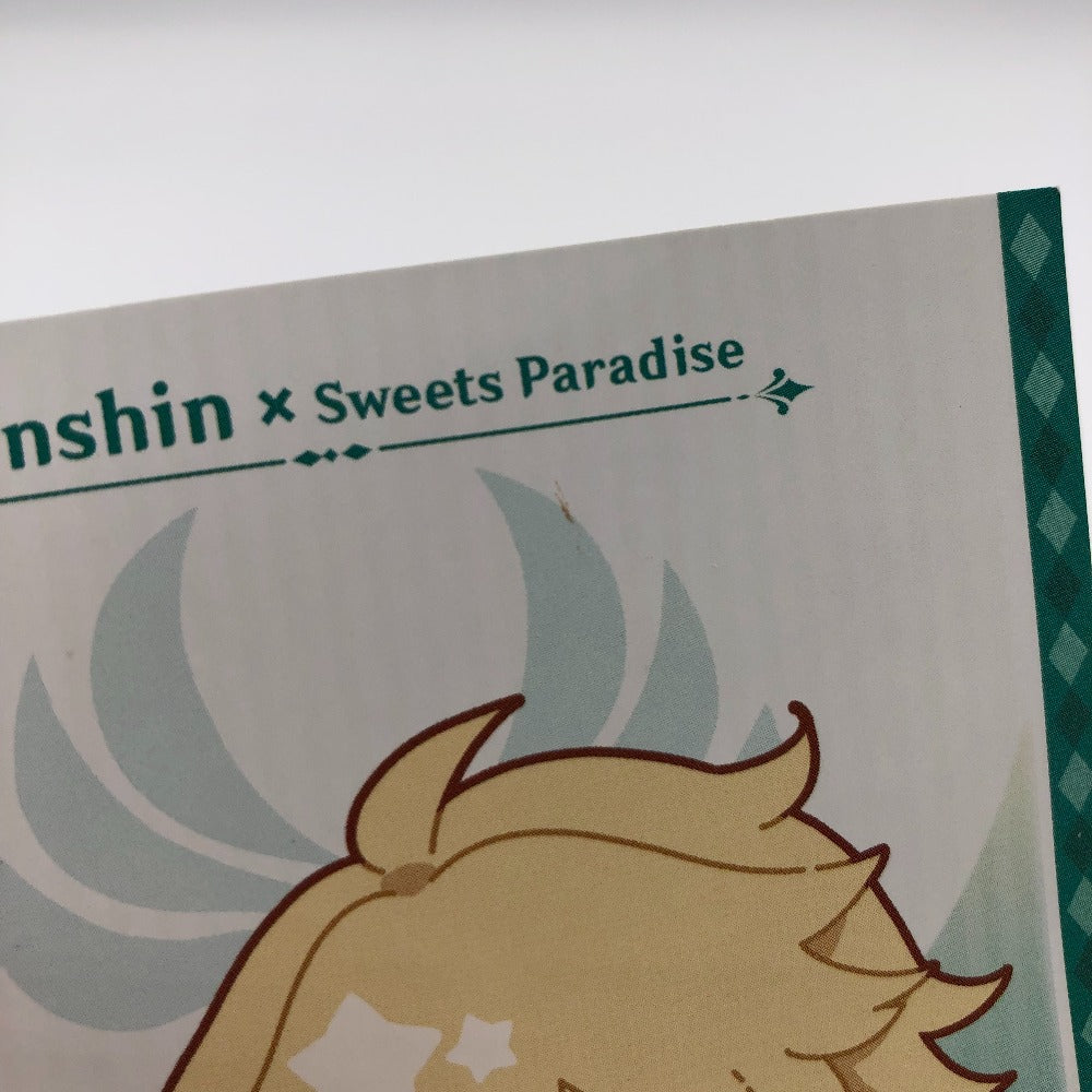 キャラクターグッズ 空 ちびキャラブロマイド 「原神×SWEETS PARADISE -そよ風の饗宴- 復刻版」 コラボ御利用御来店特典