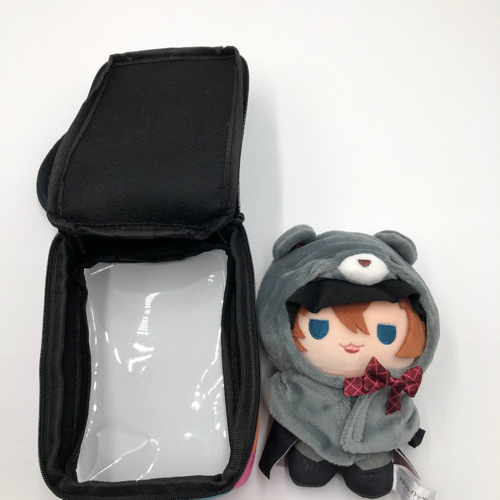 KADOKAWA (カドカワ) キャラクターグッズ 中原中也 「くじ引き堂 文豪ストレイドッグス 着せ替えっこぬいぐるみくじ」 A-5賞　B賞ポーチ・C賞ポンチョ付き 美品