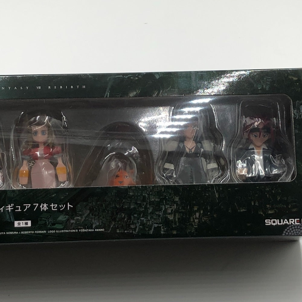SQUARE ENIX (スクウェア エニックス) フィギュア ミニフィギュア 7体セット 「ファイナルファンタジーVII リバース 発売記念くじ」 D賞 ミニフィギュア 未使用品