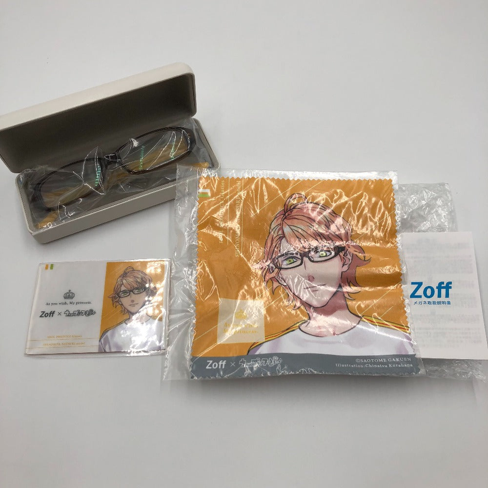 キャラクターグッズ 四ノ宮那月 IDOL PRODUCE Glasses(アイドルプロデュースグラス) 「Zoff×うたの☆プリンスさまっ♪」 Zoffオンラインストア限定 未使用品
