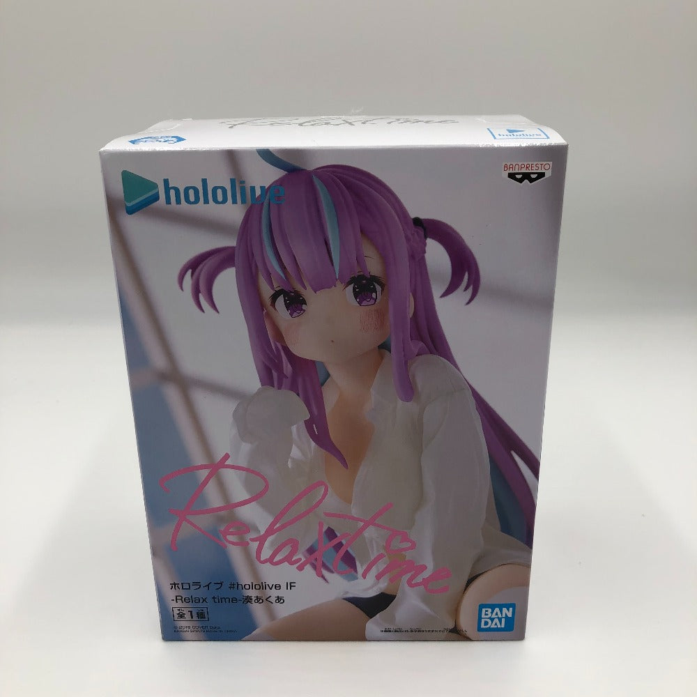 フィギュア 湊あくあ 「バーチャルYouTuber ホロライブ」 #hololive IF -Relax time-湊あくあ 未使用品
