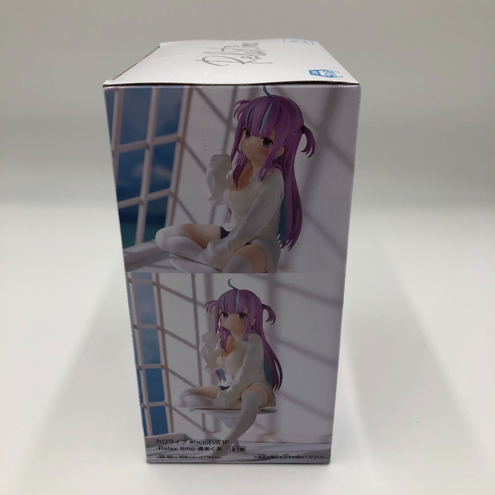 フィギュア 湊あくあ 「バーチャルYouTuber ホロライブ」 #hololive IF -Relax time-湊あくあ 未使用品