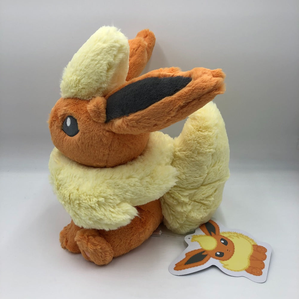 ぬいぐるみ ブースター ふわふわ抱きぬいぐるみ 「ポケットモンスター」 ポケモンセンター限定 美品