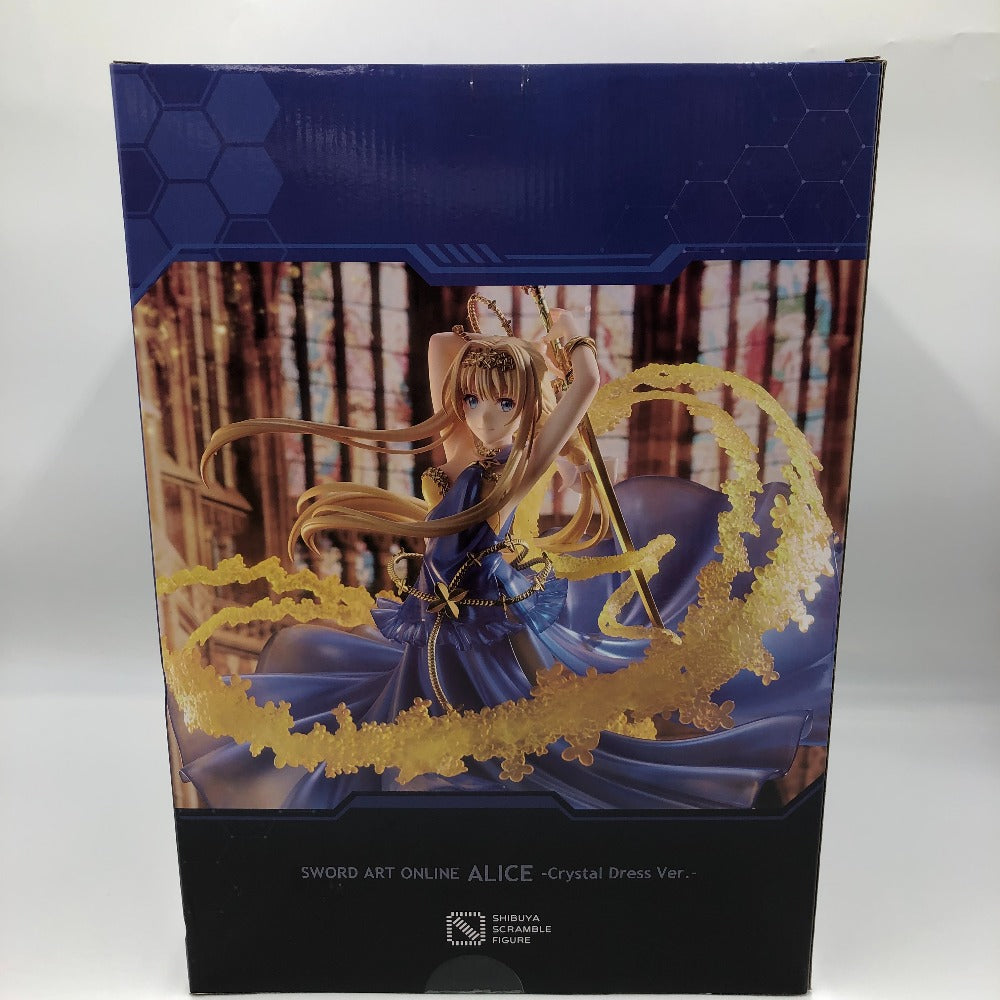 フィギュア アリス -Crystal Dress Ver.- 「ソード・アート・オンライン」 SHIBUYA SCRAMBLE FIGURE 1/7 PVC製塗装済み完成品 eStream Store限定 美品