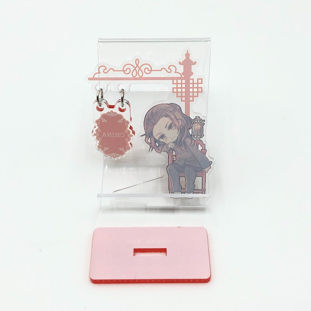 中国　ヘタリア World★Stars トレーディングゆらゆらアクリルスタンド アクリルスタンド