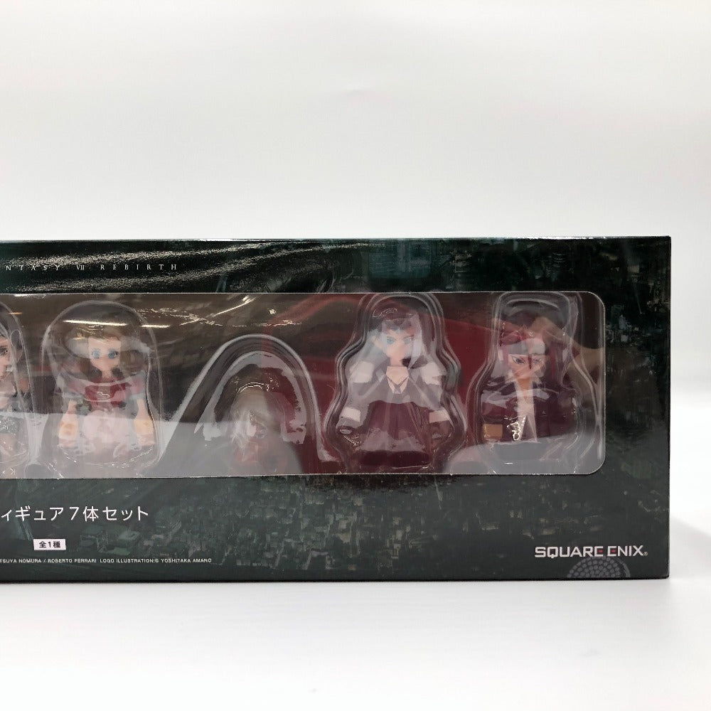SQUARE ENIX (スクウェア エニックス) フィギュア ミニフィギュア 7体セット 「ファイナルファンタジーVII リバース 発売記念くじ」 D賞 ミニフィギュア 未使用品