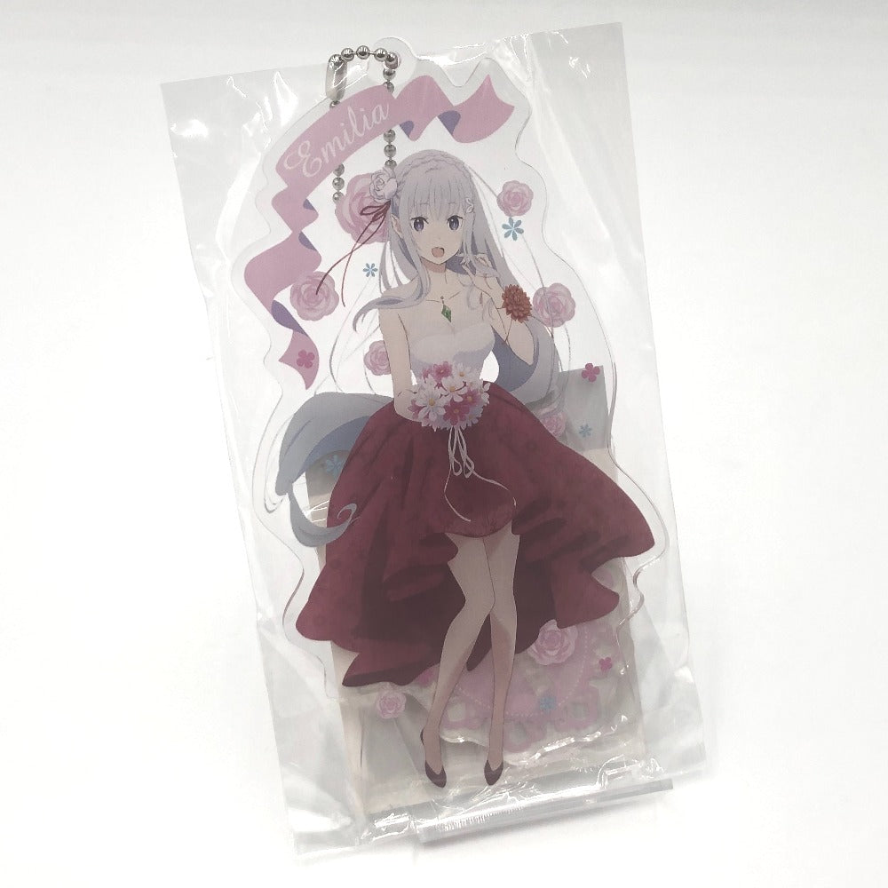 エミリアバースデー2018ver. アクリルスタンドキーホルダー 「Re：ゼロから始める異世界生活 Re：ゼロから始めるエミリアの誕生日生活 2018 in 渋谷マルイ」 BUSHIROAD ブシロード アクリルスタンド 未開封品