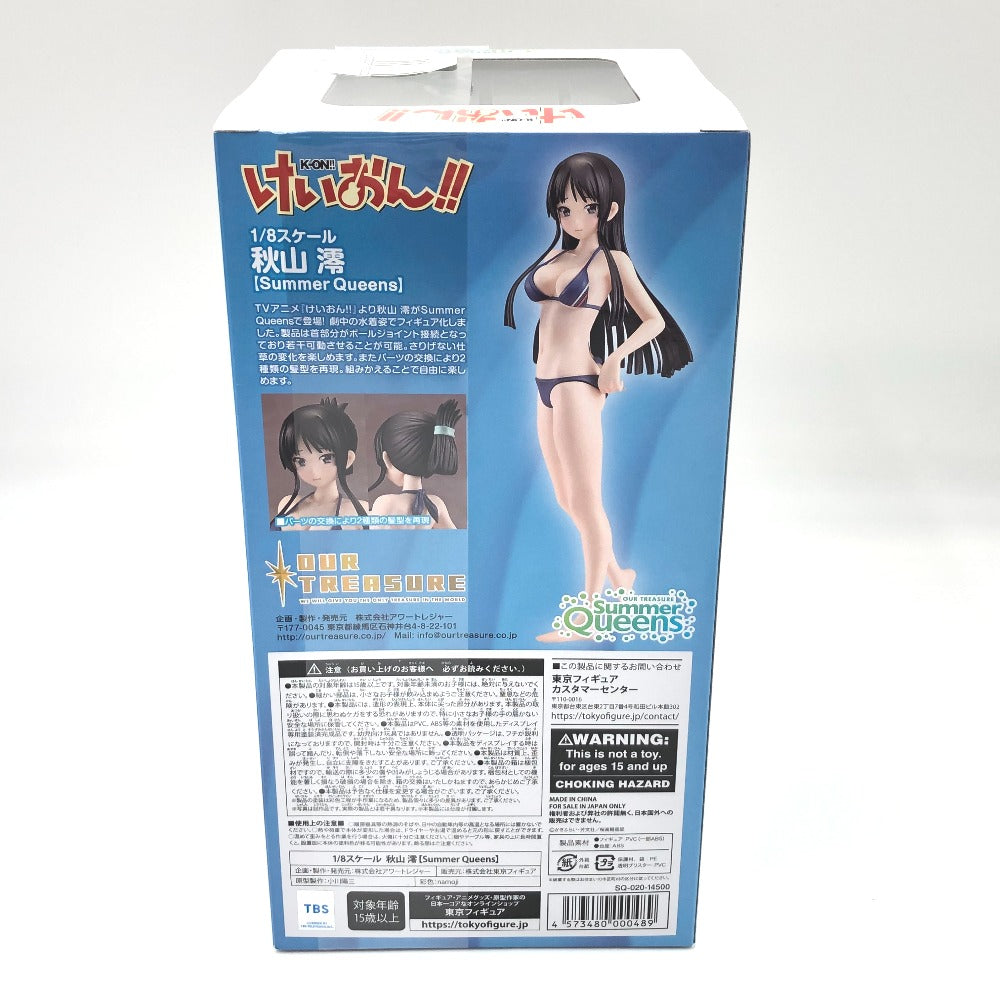 秋山澪 Summer Queens 「けいおん!!」 1/8 塗装済み完成品 フィギュア 未開封品