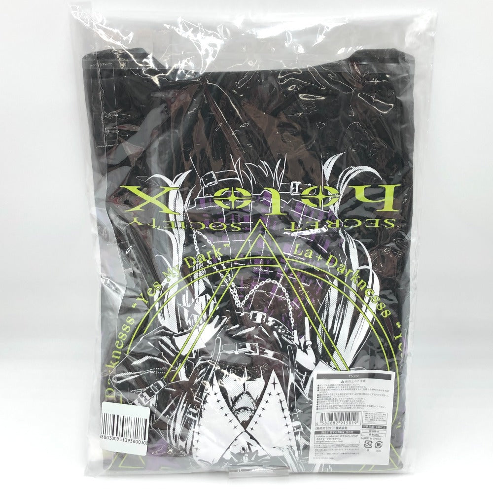 ラプラス・ダークネス Tシャツ ブラック フリーサイズ 「バーチャルYouTuber ホロライブ ラプラス・ダークネス 活動1周年記念」 キャラクターTシャツ 未開封品