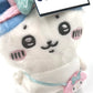 ハチワレ×マイメロディ マスコットホルダー 「ちいかわ なんか小さくてかわいいやつ×サンリオキャラクターズ」 ぬいぐるみ