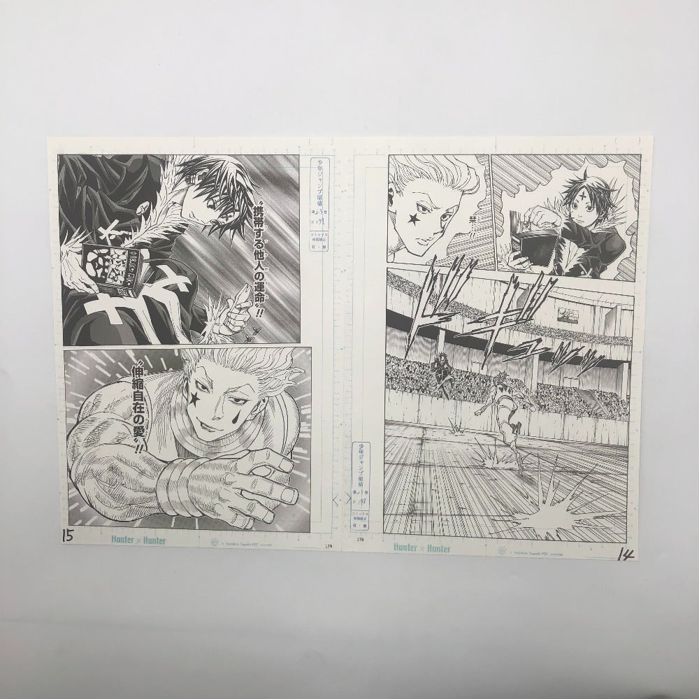 HUNTER×HUNTER 複製原画(3枚セット/額付き) 集英社 シュウエイシャ