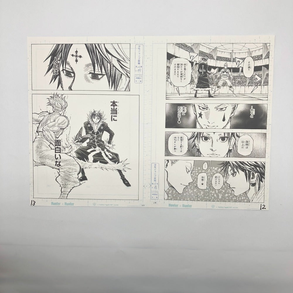 HUNTER×HUNTER 複製原画(3枚セット/額付き) 集英社 シュウエイシャ キャラクターグッズ