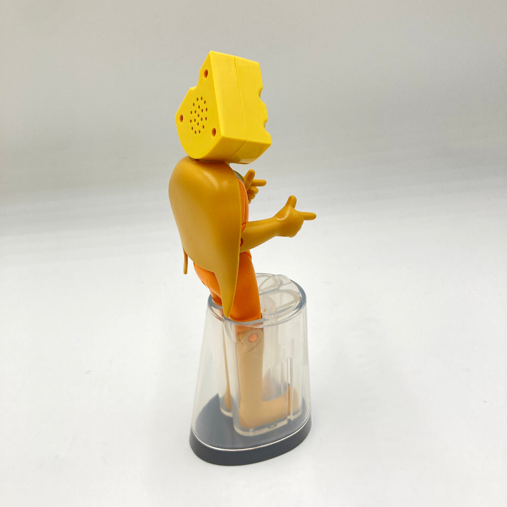 チーズ星人 3分タイマー人形 日清カップヌードル プレゼントキャンペーン当選品 ブリスター破損有 フィギュア