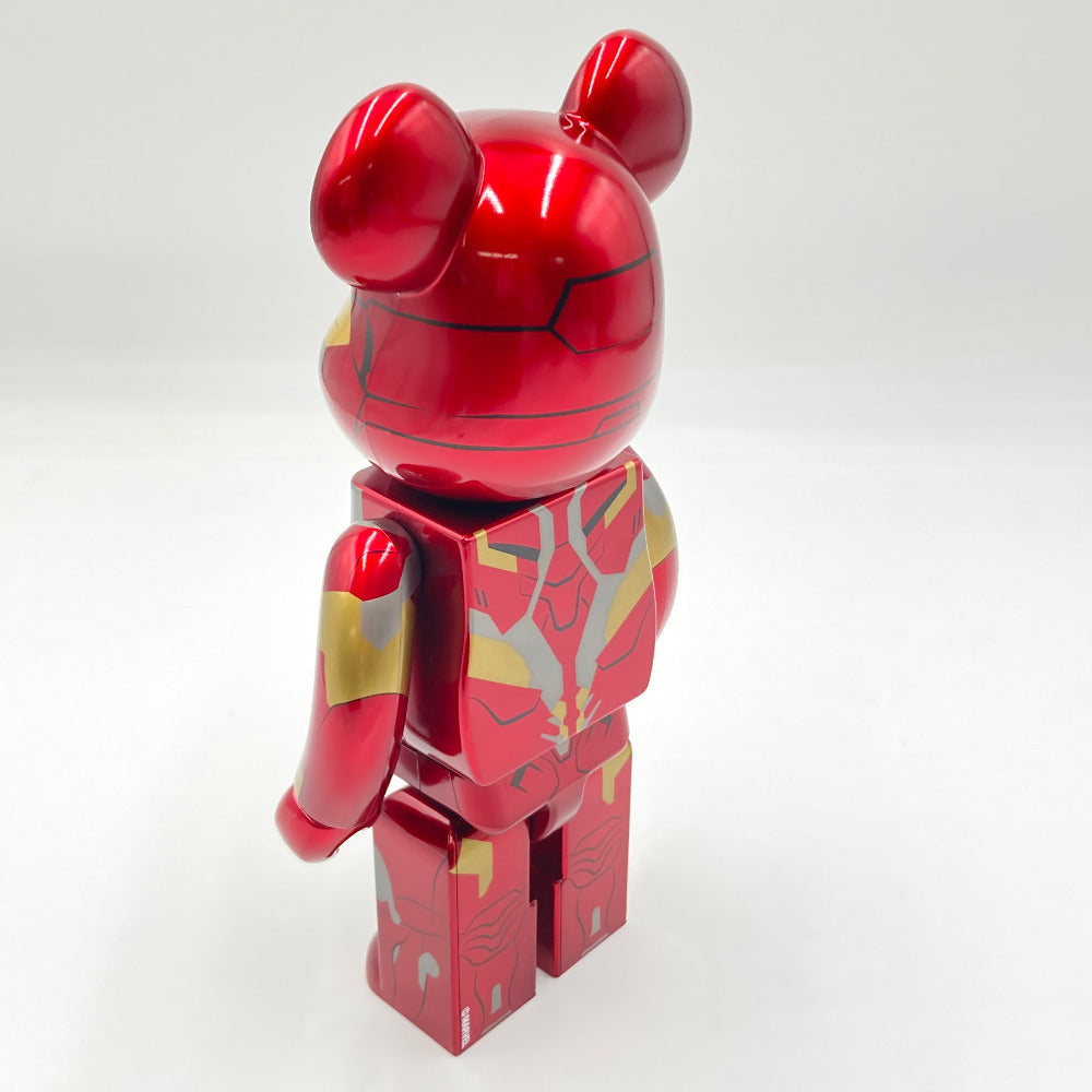 BE＠RBRICK -ベアブリック- 400% IRON MAN Mark 46 「Happyくじ BE＠RBRICK MARVEL STUDIOS」 SP賞 MARVEL マーベル フィギュア【中古】
