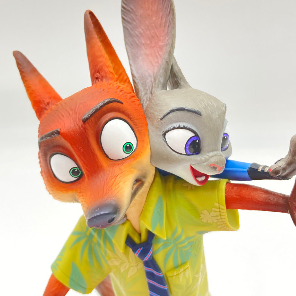 ニック・ワイルド＆ジュディ・ホップス セルフィーフィギュア 「Happyくじ ズートピア」 A賞 フィギュア SUNNY SIDE UP サニーサイドアップ フィギュア