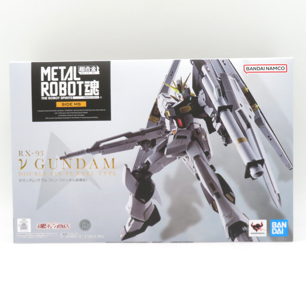 METAL ROBOT魂 ＜SIDE MS＞ νガンダム(ダブル・フィン・ファンネル装備型) 「機動戦士ガンダム 逆襲のシャア」 魂ウェブ商店限定 BANDAI バンダイ フィギュア