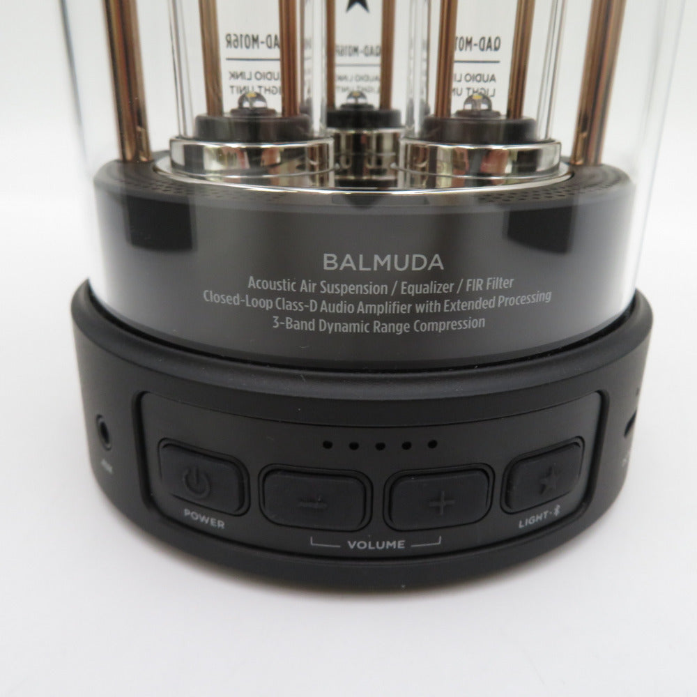 BALMUDA (バルミューダ) オーディオ機器 The Speaker M01A-BK ワイヤレス Bluetooth MO1A