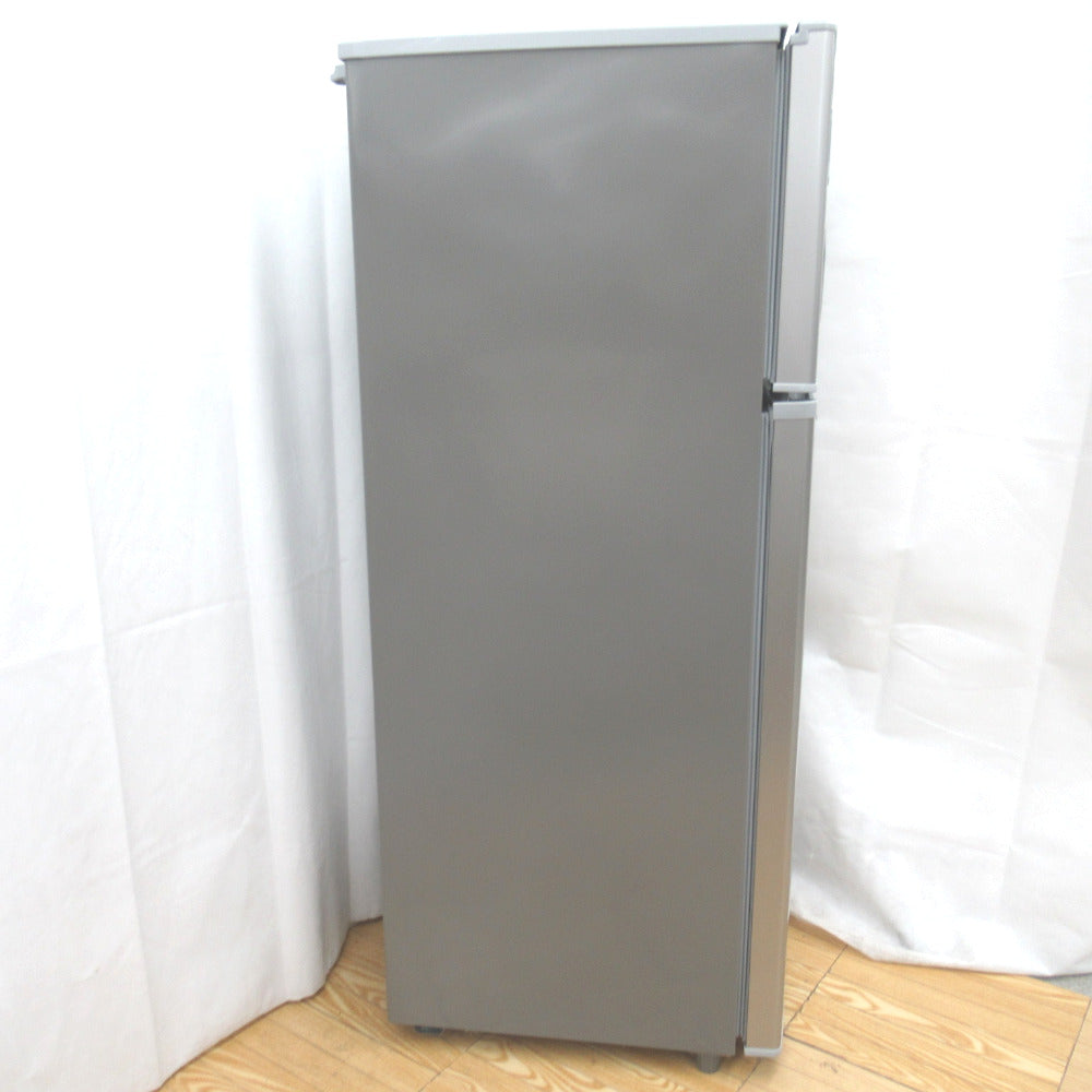 SHARP (シャープ) 冷蔵庫 128L 2ドア SJ-H13E-S キーワードシルバー 2020年製 一人暮らし 洗浄・除菌済み