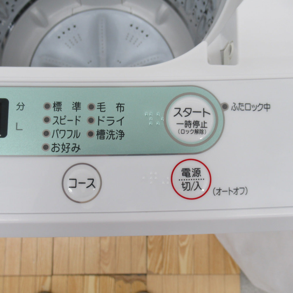 YAMADASELECT 全自動電気洗濯機 YWM-T45G1 4.5kg 2019年製 簡易乾燥機能付 一人暮らし 洗浄・除菌済み ヤマダ電機オリジナル