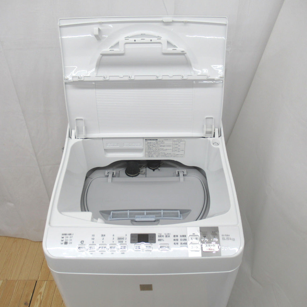 洗濯機 シャープ ES-T5E4-KP 2016年製 ※動作チェック/クリーニング済み 