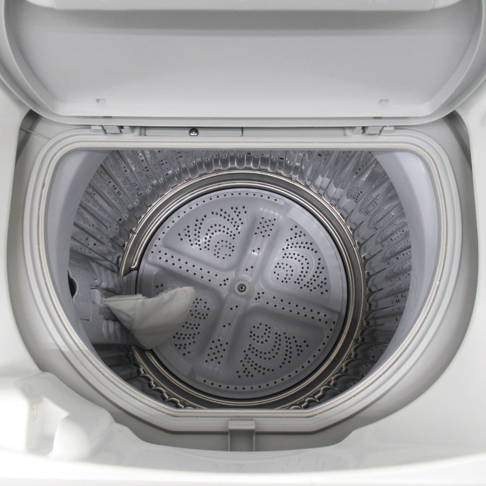 SHARP (シャープ) 全自動洗濯機ES-T5E4 5.5kg 2017年製 ホワイト 簡易乾燥機能付 一人暮らし 洗浄・除菌済み