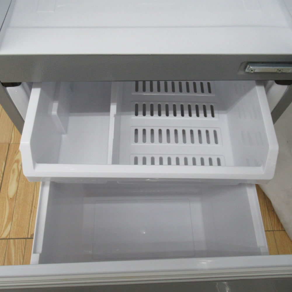 AQUA (アクア) 冷蔵庫 126L 2ドア AQR-13G ブラッシュシルバー 2018年製 一人暮らし 洗浄・除菌済み