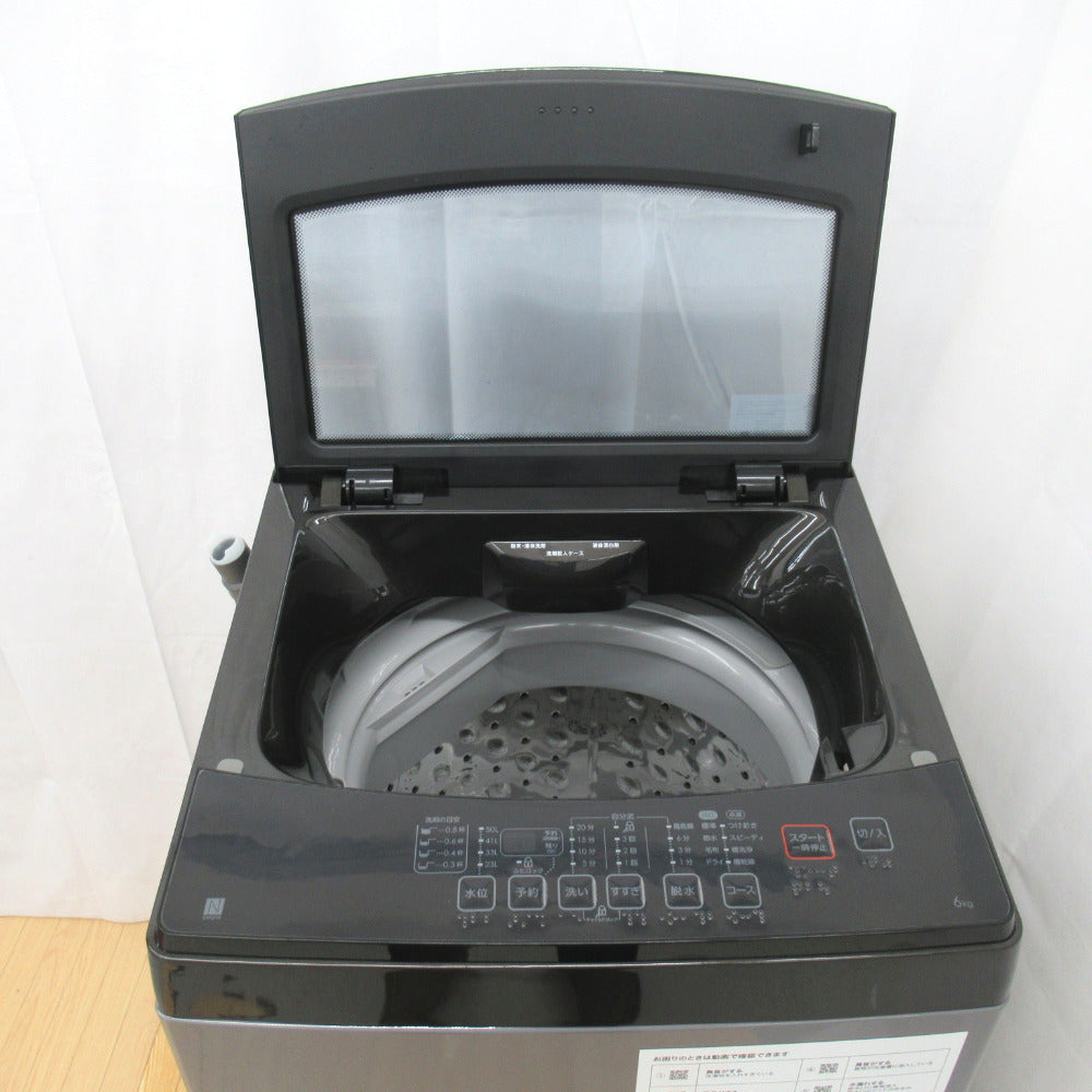 NITORI (ニトリ) 全自動電気洗濯機 NTR-60 6.0kg 2021年製 ホワイト 