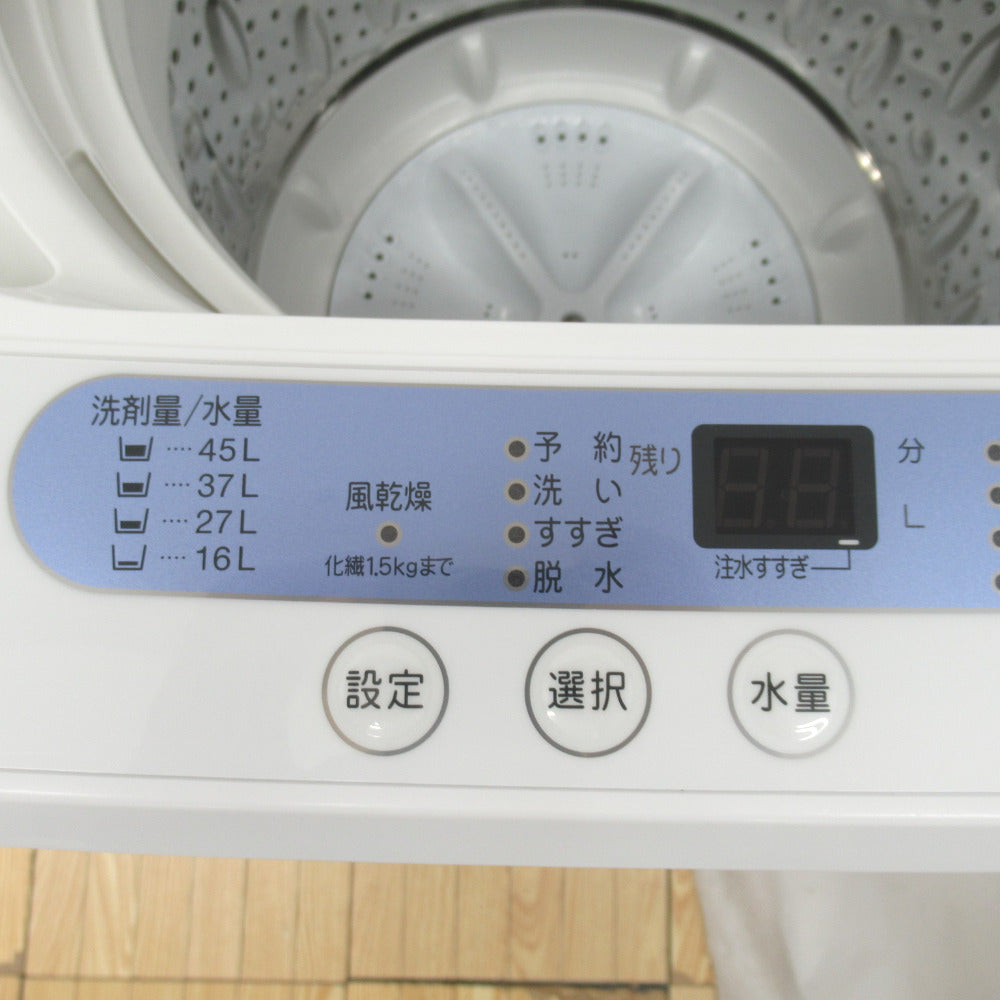 ヤマダ電機 自動電気洗濯機 YWM-T50G1 5.0kg 2019年製 ホワイト 簡易 