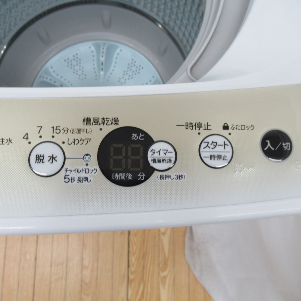 Haier (ハイアール) 全自動電気洗濯機 JW-C60GK 6.0kg 2022年製 簡易乾燥機能付 一人暮らし 洗浄・除菌済み