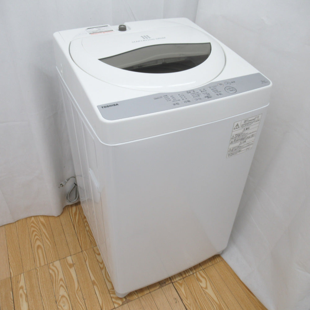 2018年製 東芝 AW-5G6-W全自動洗濯機（洗濯5.0kg）グランホワイト - 洗濯機