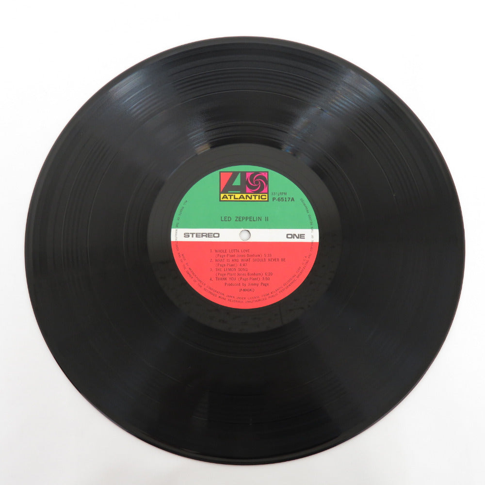 レコード LP 結成10周年記念 LED ZEPPELIN II レッド・ツェッペリン 帯・ライナー付 動作未確認