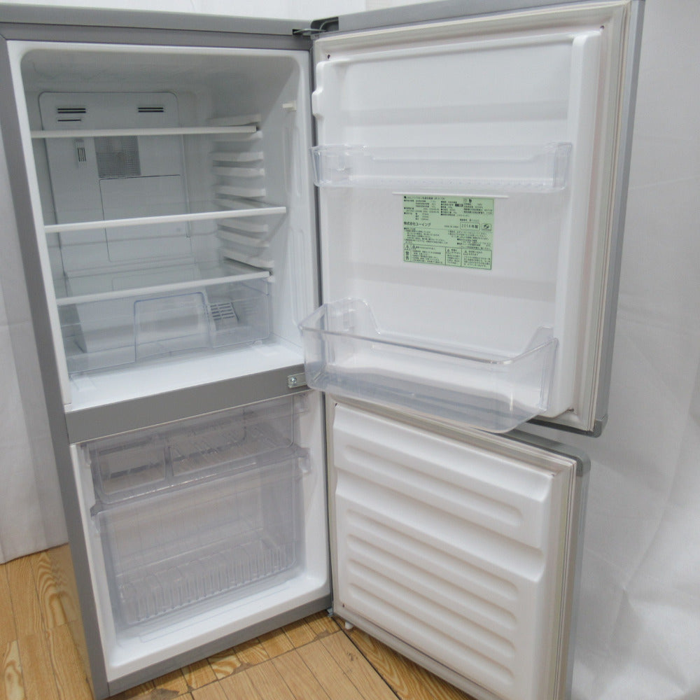 ユーイング冷蔵庫110L ブラック 美品 - キッチン家電