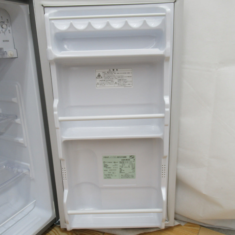 AQUA (アクア) 冷蔵庫 75L 1ドア AQR-8K ブラッシュシルバー 2022年製