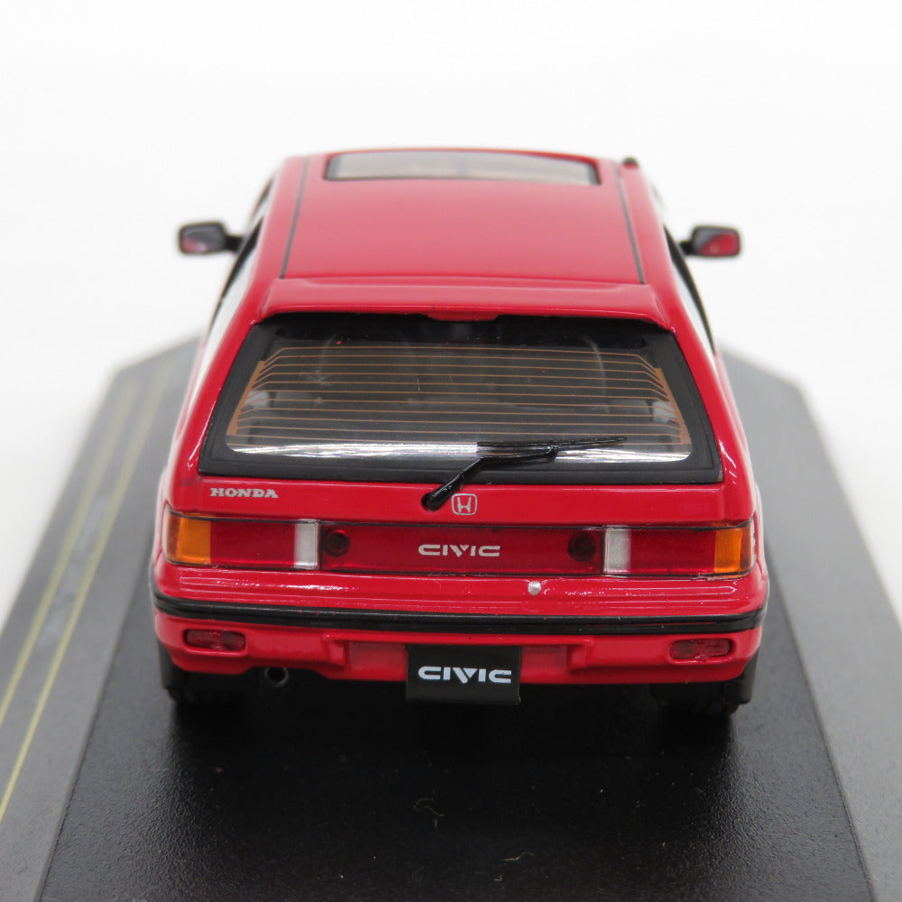 模型 ミニカー ファースト43 HONDA CIVIC ホンダシビック 1987 レッド