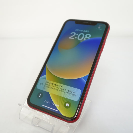 Apple iPhone XR (アイフォン テンアール) 64GB MT062J/A レッド SIMロックなし 利用制限〇 バッテリー難あり