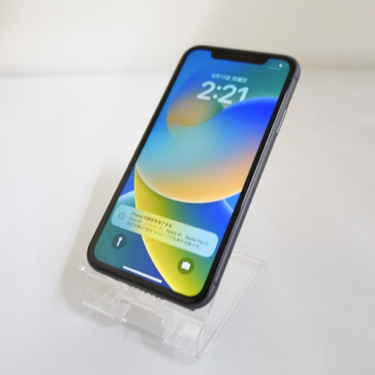 Apple iPhone 11 (アイフォン イレブン) 128GB MWM02J/A ブラック SIMロックあり 利用制限〇 バッテリー難あり