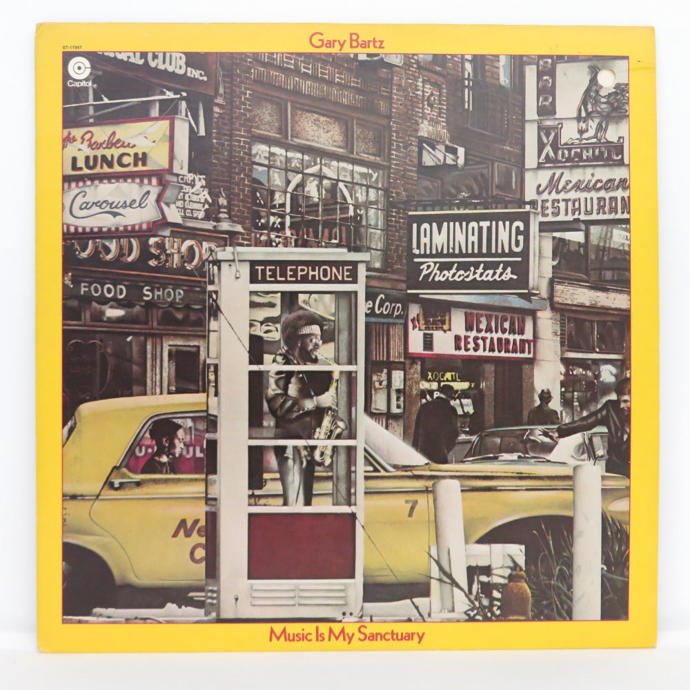 レコード LP MUSIC IS MY SANCTUARY GARY BARTZ 動作未確認