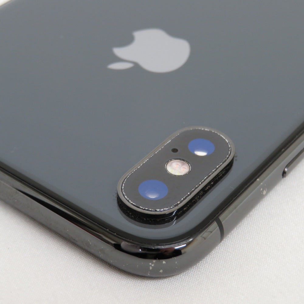 【Apple】iPhone X 256GB - スペースグレー テン アップル型番MQC12JA