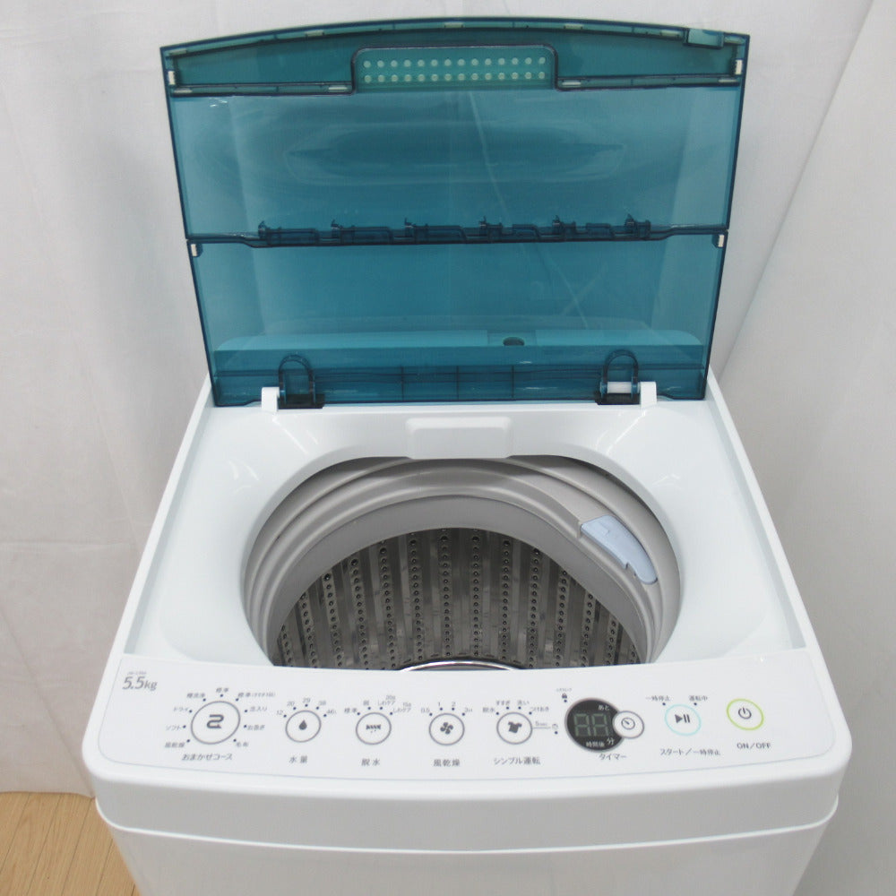 Haier ハイアール 全自動電気洗濯機 JW-C55A 5.5kg 2018年製 ホワイト 
