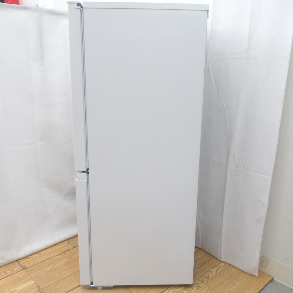 Haier (ハイアール) 冷蔵庫 ファン式 1L 2ドア JR-NF140M ホワイト 2022年製 一人暮らし 洗浄・除菌済み