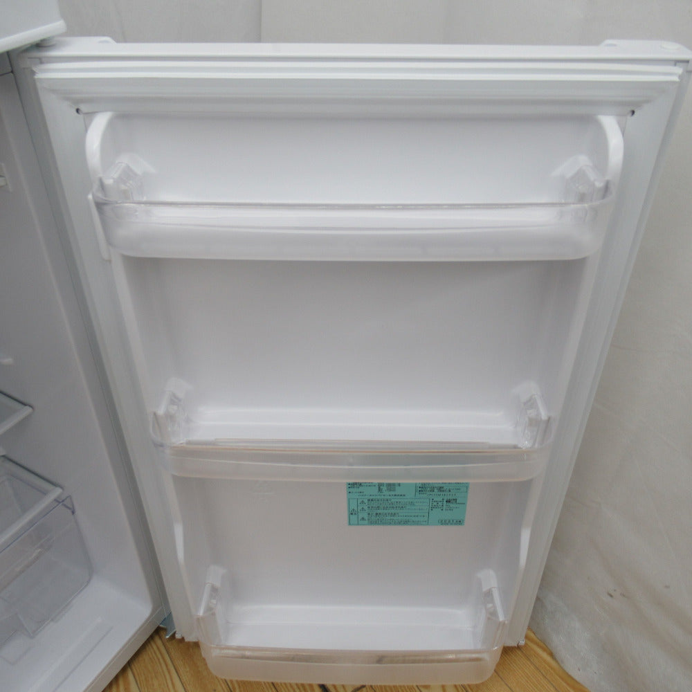 Haier (ハイアール) 冷蔵庫 直冷式 130L 2ドア JR-N130A-W ホワイト 